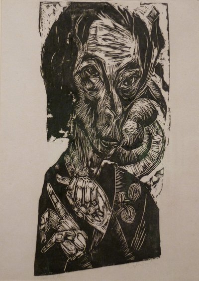 Head of the Sick Man by Ernst Ludwig Kirchner